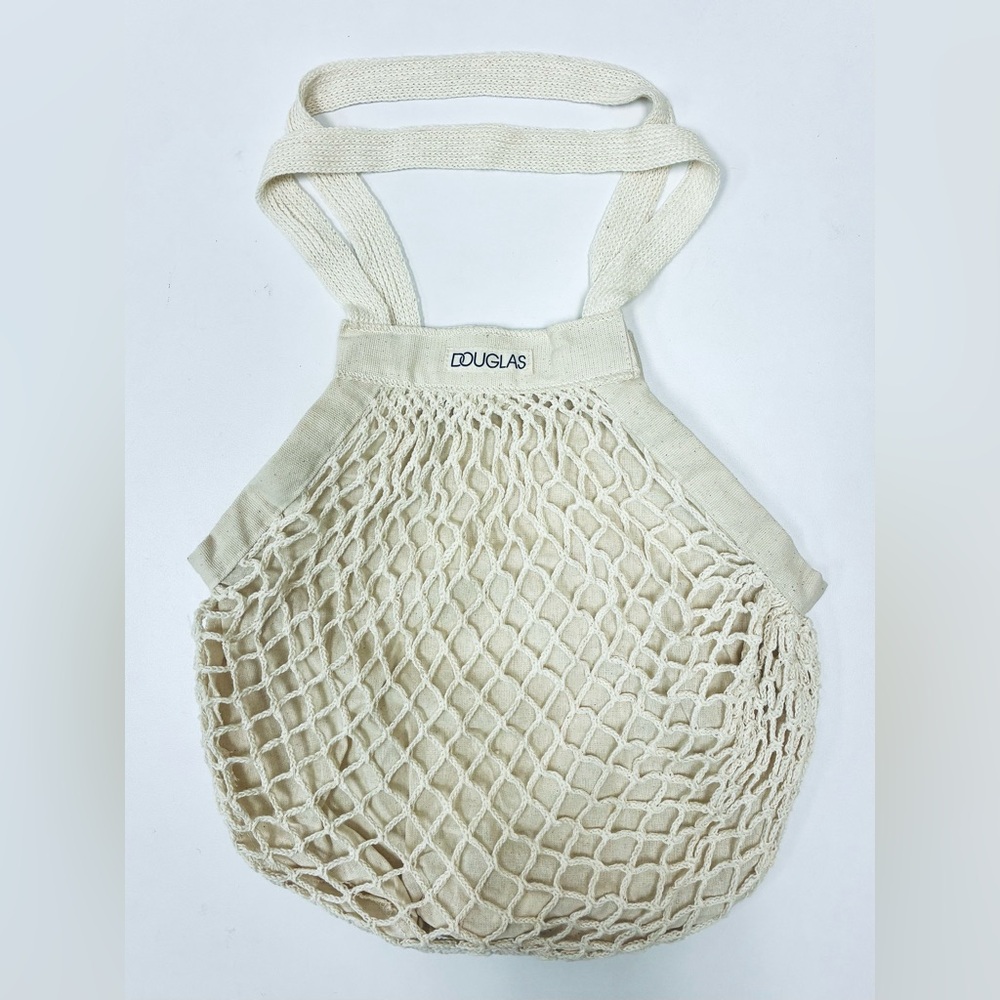 🆕 NWOT 🐟 Douglas Crochet Fisherman Net Mesh Bag